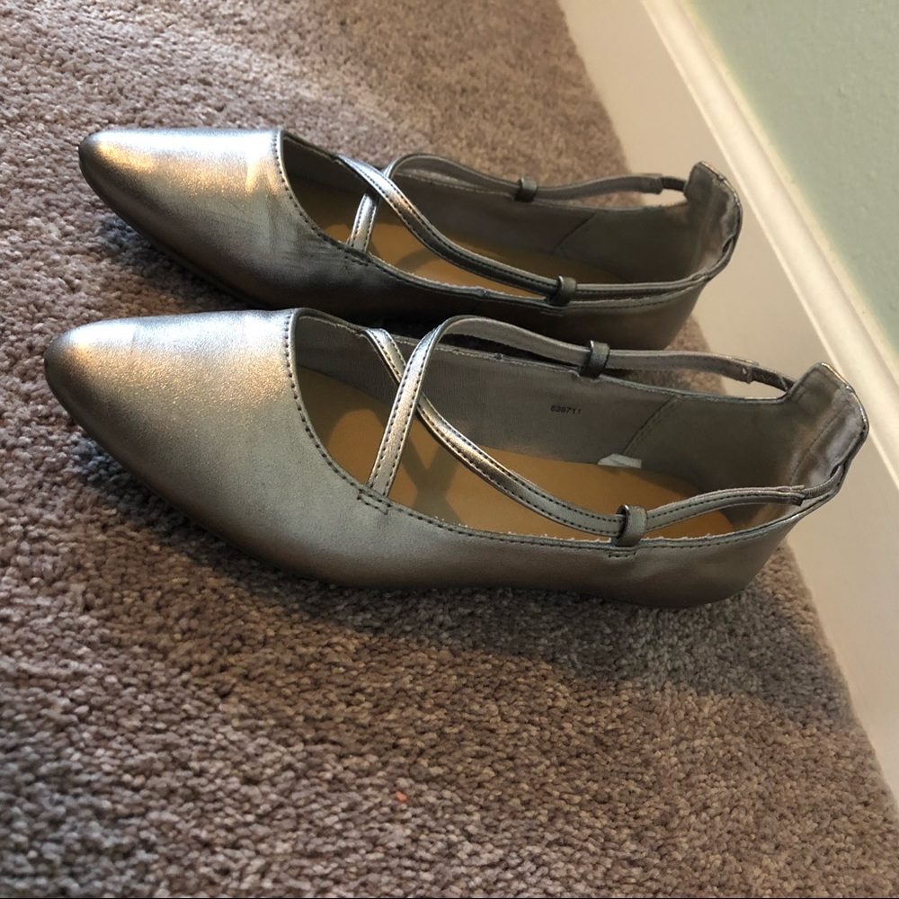 Gap Gold Strappy Flats